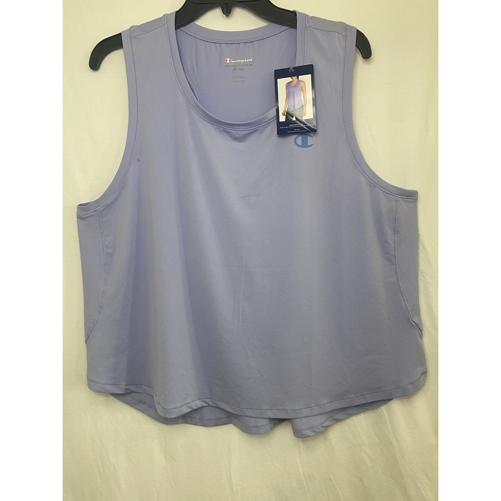 Champion Women's Tank Top Sleeveless Athletic Shirt purple XXL NEW